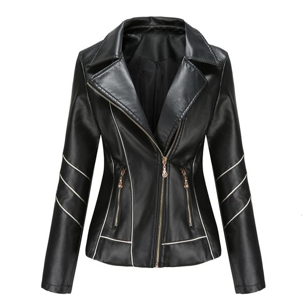 new foreign trade 2021 leather of women thin plutonium short coat spring and autumn jacket young women's wear iptp, Black
new foreign trade 2021 leather of women thin plutonium short coat spring and autumn jacket young women's wear iptp, Black