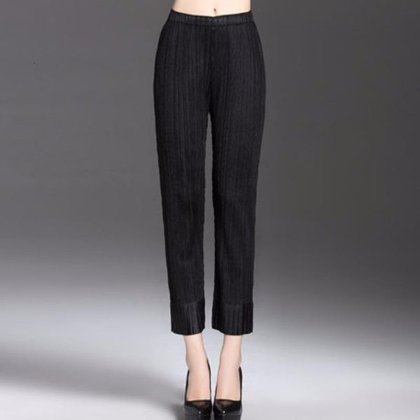 2020 women pleated pants small feet stretch slim large size leggings pencil pants miyak women's clothing pleats pants, Black;white
2020 women pleated pants small feet stretch slim large size leggings pencil pants miyak women's clothing pleats pants, Black;white