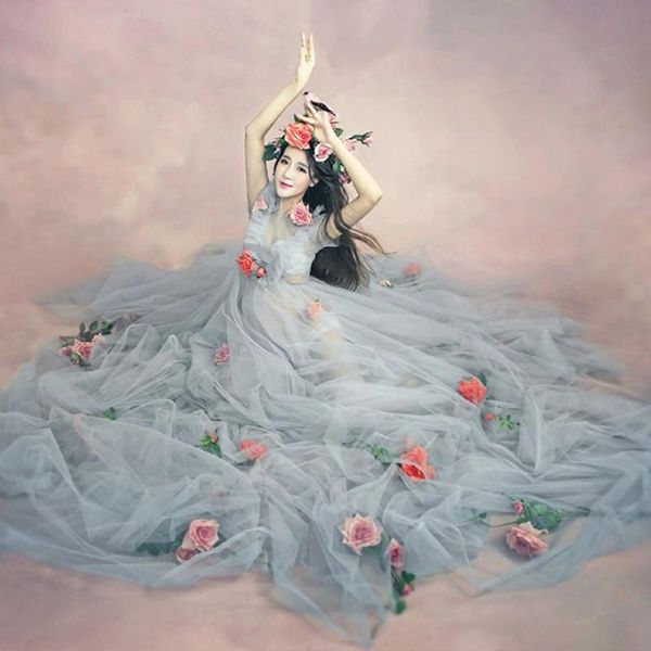 maternity dresses pregnant women fashion flower pography props romantic elegant long fairy trailing dress pregnancy po shoot shower, White
maternity dresses pregnant women fashion flower pography props romantic elegant long fairy trailing dress pregnancy po shoot shower, White