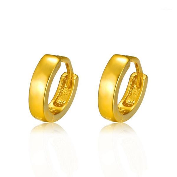 plain hoop earrings yellow gold filled classic womens girls huggie earrings gift1, Golden
plain hoop earrings yellow gold filled classic womens girls huggie earrings gift1, Golden