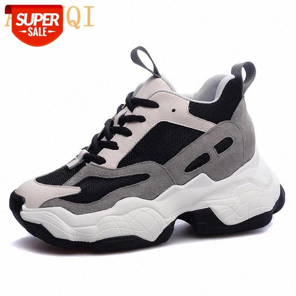 aiyuqi comfy breathable mesh women's platform sneakers genuine leather women shoes height increasing casual female shoes #b756
aiyuqi comfy breathable mesh women's platform sneakers genuine leather women shoes height increasing casual female shoes #b756