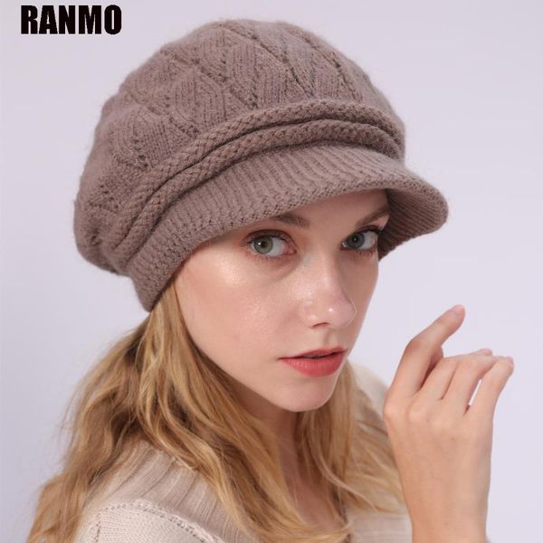 beanie/skull caps ranmo fur knitted hat women winter korean fashion casual beanie girls skullies female thicken warm wool hats beanies, Blue;gray
beanie/skull caps ranmo fur knitted hat women winter korean fashion casual beanie girls skullies female thicken warm wool hats beanies, Blue;gray