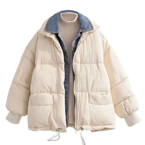 winter parka jacket women coat oversize loose 2020 cotton padded female warm thick clothes outerwear puffer quilted fall denim1, Black
winter parka jacket women coat oversize loose 2020 cotton padded female warm thick clothes outerwear puffer quilted fall denim1, Black