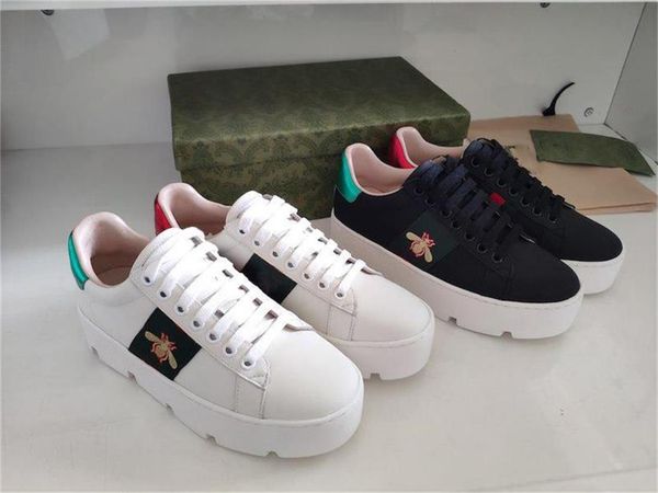 designer ace embroidered bee shoes genuine leather platform sneaker women classic casual shoe black white flats size 35-41 no332
designer ace embroidered bee shoes genuine leather platform sneaker women classic casual shoe black white flats size 35-41 no332