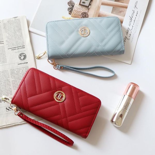 factory wholesale women handbag small fresh solid color leather purse fashion embroidered women purse joker zipper leather long wallet, Red;black
factory wholesale women handbag small fresh solid color leather purse fashion embroidered women purse joker zipper leather long wallet, Red;black