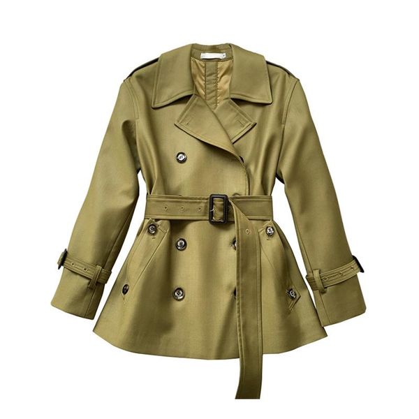 short windshield 2021 new high-end atmospheric chic temperament hepburn style jacket tide, Tan;black
short windshield 2021 new high-end atmospheric chic temperament hepburn style jacket tide, Tan;black
