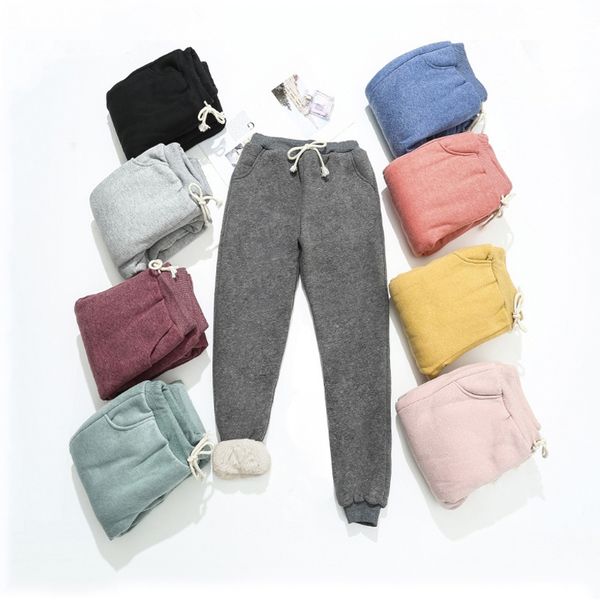 beforw autumn winter women fleece sweatpants trousers casual thick velvet loose cashmere sweatpants tracksuit pants 201228, Black;white
beforw autumn winter women fleece sweatpants trousers casual thick velvet loose cashmere sweatpants tracksuit pants 201228, Black;white
