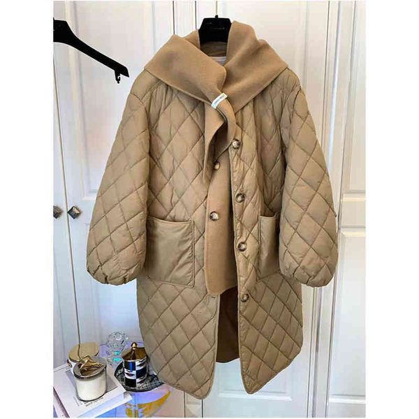women's wool & blends scarf with plaided long loose vintage parkas coat designer luxury female clothing autumn winter harajuku kpop ele, Black
women's wool & blends scarf with plaided long loose vintage parkas coat designer luxury female clothing autumn winter harajuku kpop ele, Black