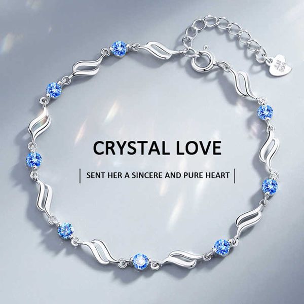 link chain crystal love bracelet wear comfortable classic design fashion shine grace charm fine, Black
link chain crystal love bracelet wear comfortable classic design fashion shine grace charm fine, Black