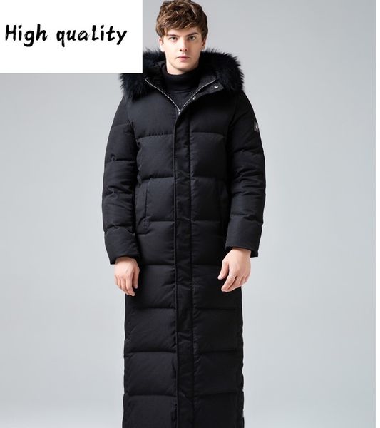 winter down goose jacket long coat men raccoon fur collar plus size warm men's jackets doudoune homme 0009 kj1334 q1215, Black
winter down goose jacket long coat men raccoon fur collar plus size warm men's jackets doudoune homme 0009 kj1334 q1215, Black