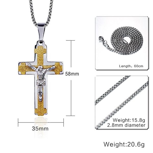 qwc chp48 steel necklace sell man woman 58mm jesus on the cross shape rose color lover gift women korea style q1209, Bronze;silver
qwc chp48 steel necklace sell man woman 58mm jesus on the cross shape rose color lover gift women korea style q1209, Bronze;silver