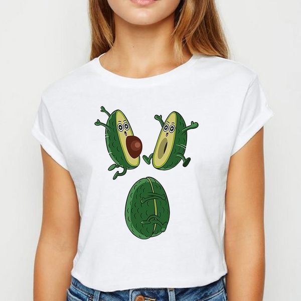 new t shirt women unite avocado t-shirts ulzzang spring summer loose avant-garde versatile round collar tshirt, White
new t shirt women unite avocado t-shirts ulzzang spring summer loose avant-garde versatile round collar tshirt, White
