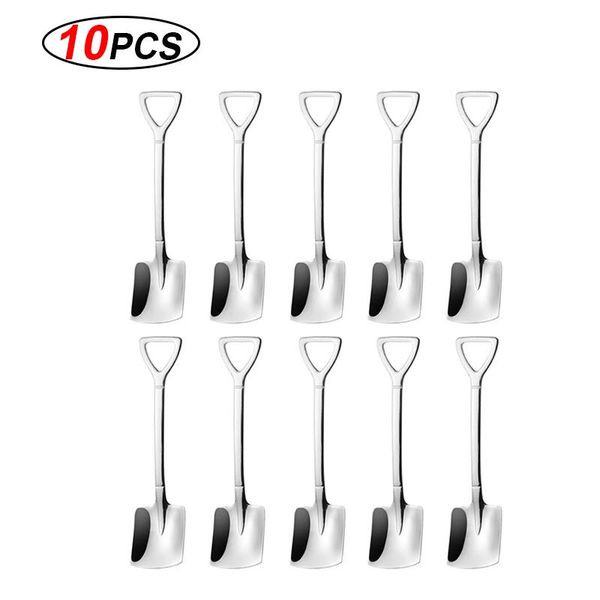 10pc stainless steel shovel coffee spoon set creative tea spoon shovel dessert spoon christmas gift tableware ice tool h wmtahk
10pc stainless steel shovel coffee spoon set creative tea spoon shovel dessert spoon christmas gift tableware ice tool h wmtahk
