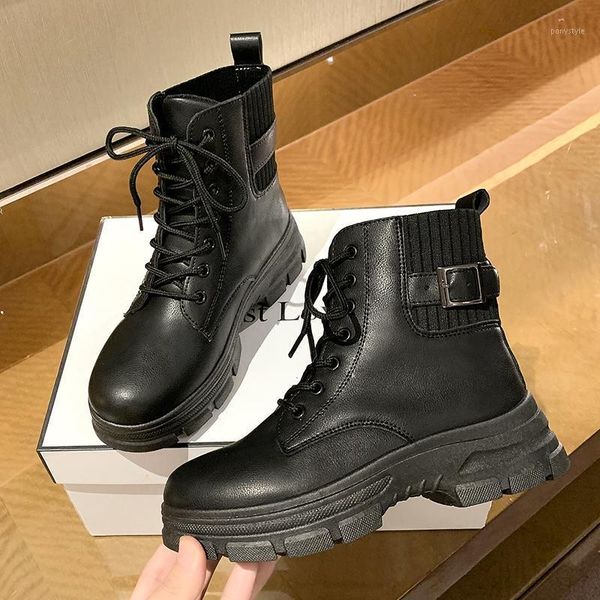 white ankle boots boots-women round toe autumn shoes lace up luxury designer flat heel low 2021 ladies rock lolita fashion1, Black
white ankle boots boots-women round toe autumn shoes lace up luxury designer flat heel low 2021 ladies rock lolita fashion1, Black