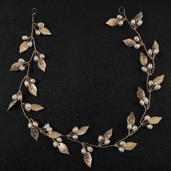 slbridal gorgeous handmade gold leaf freshwater pearls flower wedding headband hair vine bridal hair accessories women jewelry, Golden;silver
slbridal gorgeous handmade gold leaf freshwater pearls flower wedding headband hair vine bridal hair accessories women jewelry, Golden;silver