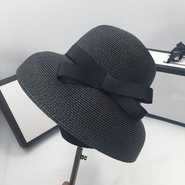 summer new hepburn wind female short eaves han edition big pots black elegant fisherman brim straw sun hat c0123, Blue;gray
summer new hepburn wind female short eaves han edition big pots black elegant fisherman brim straw sun hat c0123, Blue;gray