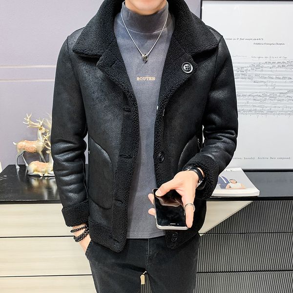 2020 autumn men lamb warm young jacket cute short double coat face male fleece trend korean more size 2ocq, Black;brown
2020 autumn men lamb warm young jacket cute short double coat face male fleece trend korean more size 2ocq, Black;brown