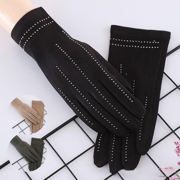 five fingers gloves winter women' solid color diamond flannel with t-ouch screen on index finger guantes thermo handschoenen, Blue;gray
five fingers gloves winter women' solid color diamond flannel with t-ouch screen on index finger guantes thermo handschoenen, Blue;gray