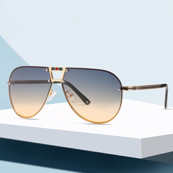 new men's sunglasses 8584 outdoor fashion sunglasses men's and women's rimless sunglasses designer aws, White;black
new men's sunglasses 8584 outdoor fashion sunglasses men's and women's rimless sunglasses designer aws, White;black