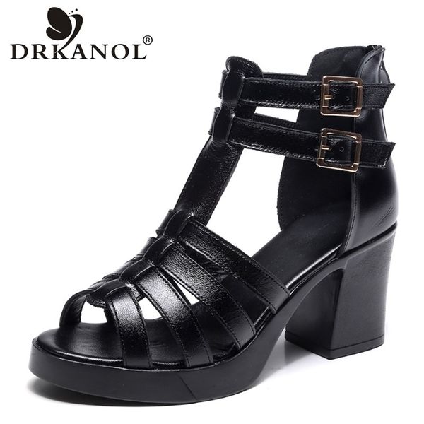 drkanol 2020 cow leather women sandals black high heel gladiator sandals cut-outs peep toe buckle summer women casual shoes y200702
drkanol 2020 cow leather women sandals black high heel gladiator sandals cut-outs peep toe buckle summer women casual shoes y200702