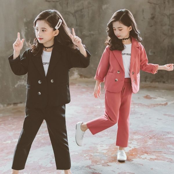 new children girls clothing set spring autumn girls suit jacket pants 2pcs school kids clothes tracksuit for girls clothes y200325, White
new children girls clothing set spring autumn girls suit jacket pants 2pcs school kids clothes tracksuit for girls clothes y200325, White