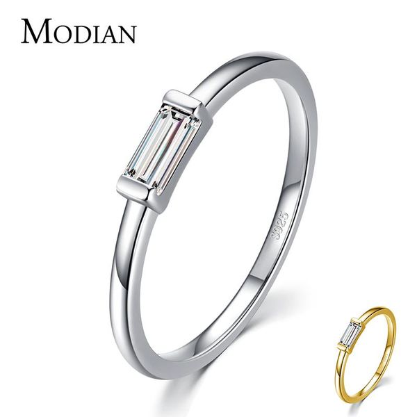 cluster rings modian 925 sterling silver fashion emerald cut shiny clear cz wedding female for women simple rectangle ring fine jewelry, Golden;silver
cluster rings modian 925 sterling silver fashion emerald cut shiny clear cz wedding female for women simple rectangle ring fine jewelry, Golden;silver
