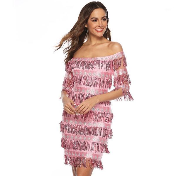 casual dresses 6 colors bodycon summer dress 2021 off shoulder glitter sparkly backless designer fashion evening party vestido1, Black;gray
casual dresses 6 colors bodycon summer dress 2021 off shoulder glitter sparkly backless designer fashion evening party vestido1, Black;gray