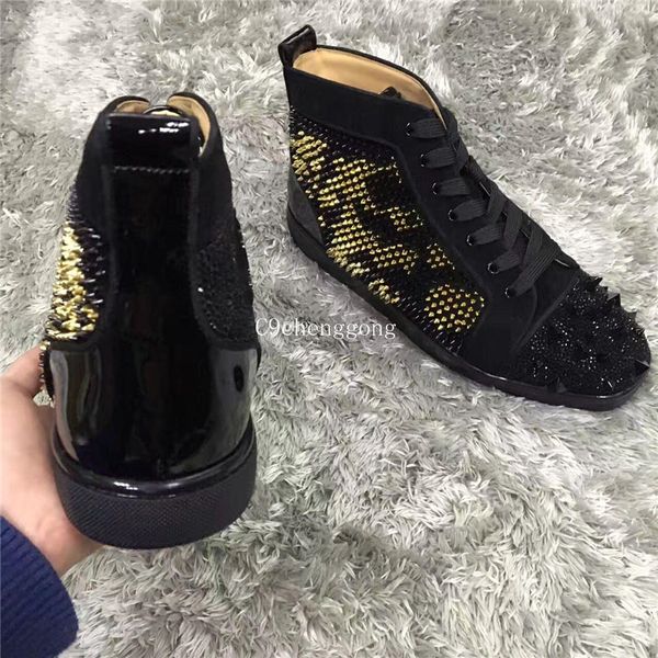 golden, spikes spikes leopard высокая верхняя обувь для кроссовки женщины, мужчины красные дниз заклепки степень начальник начальник идеальн, Black
golden, spikes spikes leopard высокая верхняя обувь для кроссовки женщины, мужчины красные дниз заклепки степень начальник начальник идеальн, Black