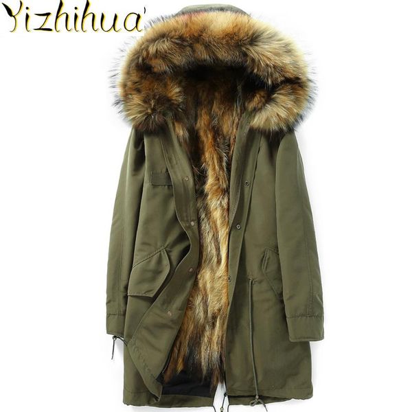 azazel new winter jacket men parka real raccoon fur liner long coat parkas hombre warm overcoat manteau homme hiver kj2642, Black
azazel new winter jacket men parka real raccoon fur liner long coat parkas hombre warm overcoat manteau homme hiver kj2642, Black