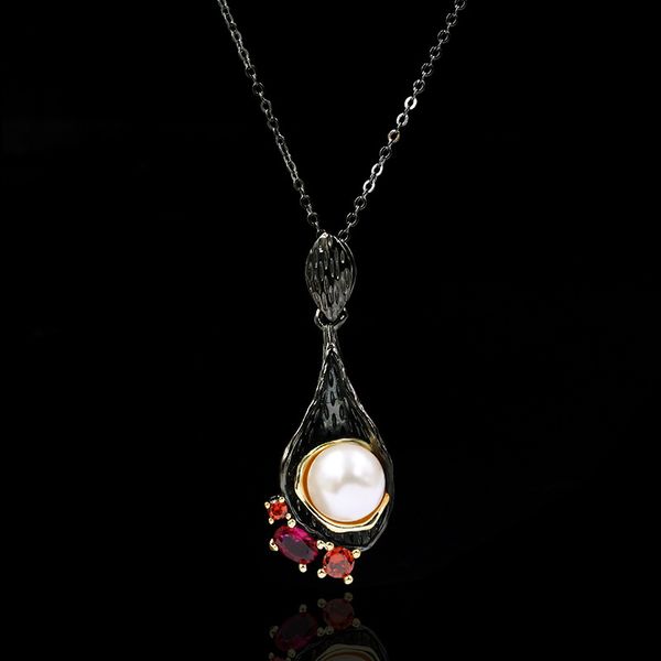 unique gourd shape simulation pearl crystal zircon pendant necklace female wild party cocktail necklace jewelry chain necklace, Silver
unique gourd shape simulation pearl crystal zircon pendant necklace female wild party cocktail necklace jewelry chain necklace, Silver