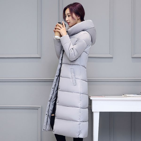 stand collar coat women winter long hooded with a hat warm thicken womens jacket solid padded female parka 201201, Black
stand collar coat women winter long hooded with a hat warm thicken womens jacket solid padded female parka 201201, Black