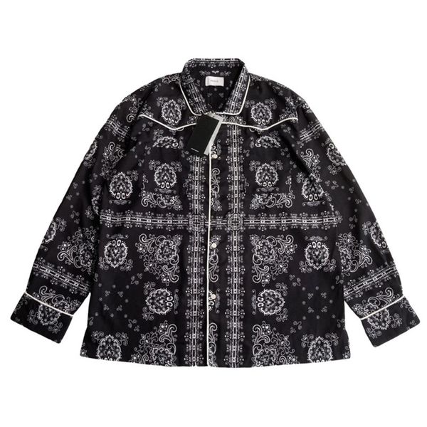 long sleeve rhude shirt men women 1:1 high-quality cashew flower buttoned tees rhude shirts striped shirt men clothing c1211, White;black
long sleeve rhude shirt men women 1:1 high-quality cashew flower buttoned tees rhude shirts striped shirt men clothing c1211, White;black