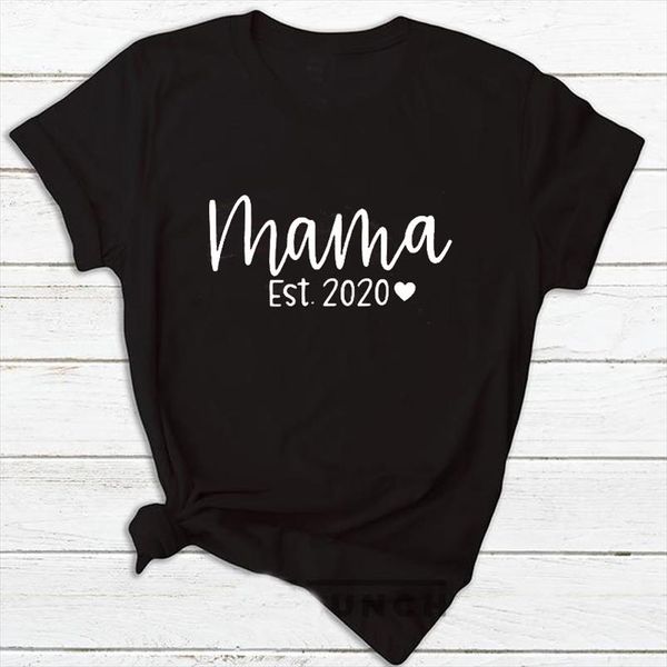 womens mama t shirt pregnancy announcement t shirt fashion mother est.2020 letter printed tshirts mommy to be tee, White
womens mama t shirt pregnancy announcement t shirt fashion mother est.2020 letter printed tshirts mommy to be tee, White