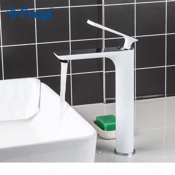 frap bathroom basin faucet creative high basin tap modern white faucet single hole cold & water mixer taps f1052-56
frap bathroom basin faucet creative high basin tap modern white faucet single hole cold & water mixer taps f1052-56