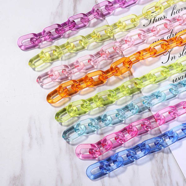 versatile acrylic color chain open plastic necklace bracelet chain diy, Silver
versatile acrylic color chain open plastic necklace bracelet chain diy, Silver