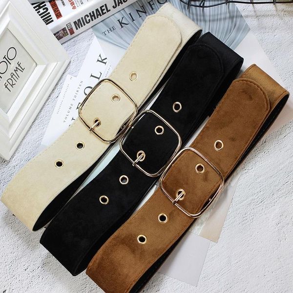 new velvet waistband ladies dress upscale skirt fashion belt 6.2cm wide round buckle square buckle flannelette woman belt, Black;brown
new velvet waistband ladies dress upscale skirt fashion belt 6.2cm wide round buckle square buckle flannelette woman belt, Black;brown