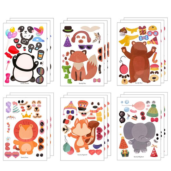 cartoon animal stickers children birthday party favors gifts supplies kids diy education creative art craft puzzle assemble toys q1215
cartoon animal stickers children birthday party favors gifts supplies kids diy education creative art craft puzzle assemble toys q1215