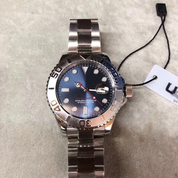 u1 factory new silver st9 watch yatch men's wrist automatic 40mm blue dial 126622 original clasp sapphire glass, Slivery;brown
u1 factory new silver st9 watch yatch men's wrist automatic 40mm blue dial 126622 original clasp sapphire glass, Slivery;brown