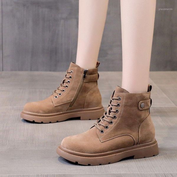 boots lucyever british style autumn ankle women fashion lace up platform woman faux suede mid heel casual shoes female1, Black
boots lucyever british style autumn ankle women fashion lace up platform woman faux suede mid heel casual shoes female1, Black