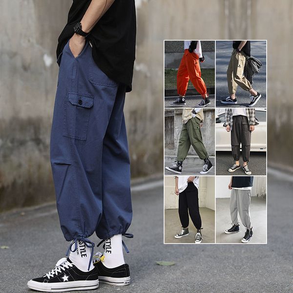 2021 men's trousers spring and winter's new thin leg nine-point tools pants fashion young clothes cuk2, Black
2021 men's trousers spring and winter's new thin leg nine-point tools pants fashion young clothes cuk2, Black