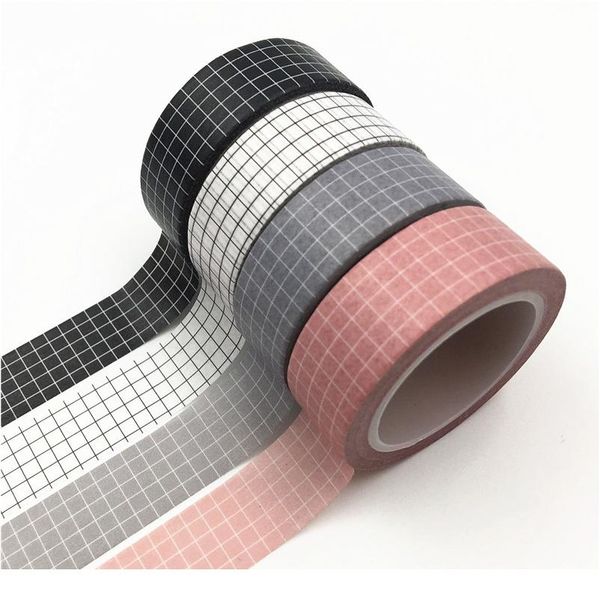 10m black and white grid washi tape japanese paper diy planner masking tape adhesive tapes stickers decorative statione wmtsdu
10m black and white grid washi tape japanese paper diy planner masking tape adhesive tapes stickers decorative statione wmtsdu