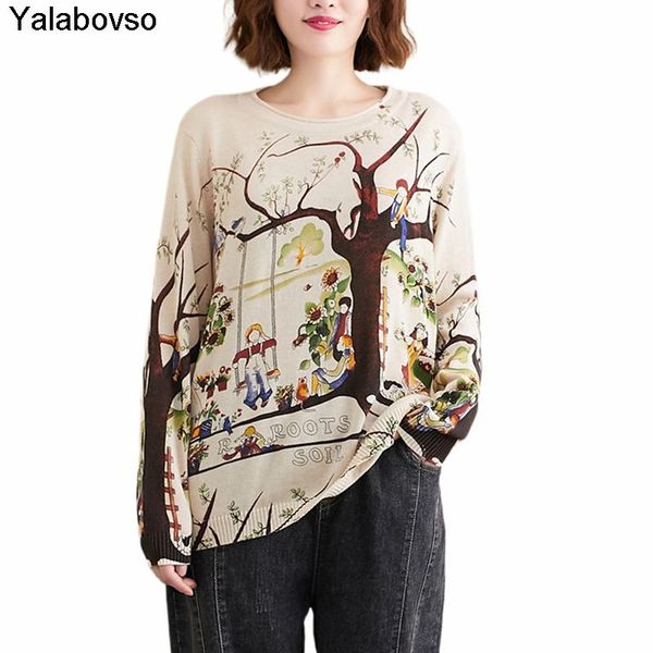 women's vests autumn 2021 korean large cartoon print pullover sweater loose long sleeve crew neck retro and tees for women yalabovso, Black;white
women's vests autumn 2021 korean large cartoon print pullover sweater loose long sleeve crew neck retro and tees for women yalabovso, Black;white