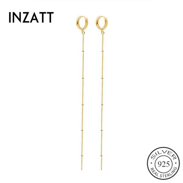 inzareal 925 sterling silver chain tassel hoop earrings for fashion women party fine jewelry minimalist accessories gift, Golden;silver
inzareal 925 sterling silver chain tassel hoop earrings for fashion women party fine jewelry minimalist accessories gift, Golden;silver