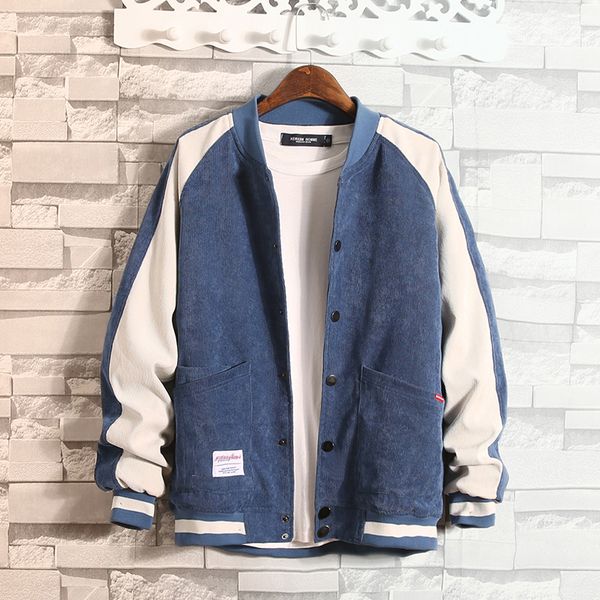 corduroy baseball jackets man ins spring new men harajuku patchwork windbreaker male korean fashion autumn jackets coats 201120, Black;brown
corduroy baseball jackets man ins spring new men harajuku patchwork windbreaker male korean fashion autumn jackets coats 201120, Black;brown