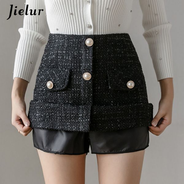 jielur skirts womens winter a-line skirt plaid autumn women slim high waist black button saia faldas chic 2020 new mini skirt q1209
jielur skirts womens winter a-line skirt plaid autumn women slim high waist black button saia faldas chic 2020 new mini skirt q1209