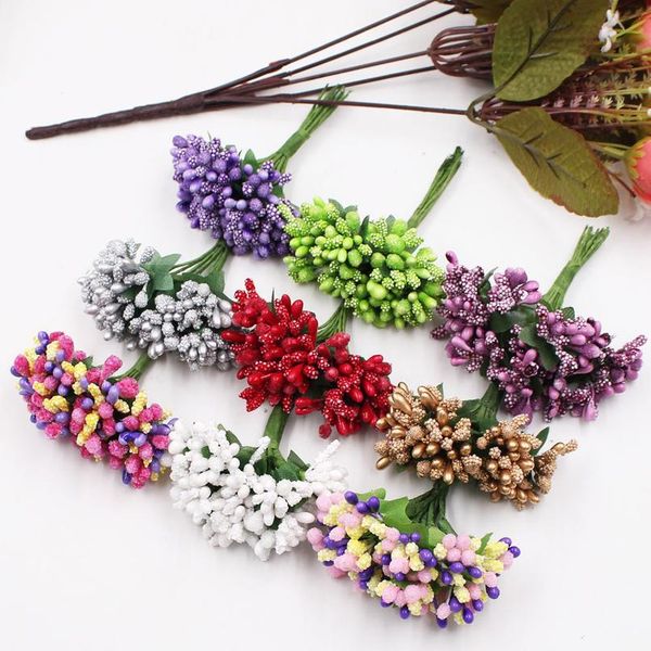 12pcs/lot handcraft artificial flowers stamen sugar wedding party home decoration diy wreath gift box scrapbooking fake jllree
12pcs/lot handcraft artificial flowers stamen sugar wedding party home decoration diy wreath gift box scrapbooking fake jllree