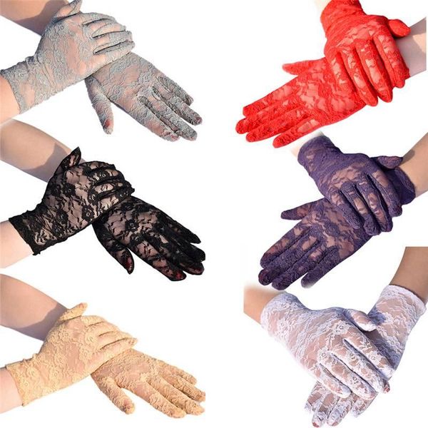 fashion flower design short wrist gloves women' sun proof gloves thin lace short, Blue;gray
fashion flower design short wrist gloves women' sun proof gloves thin lace short, Blue;gray