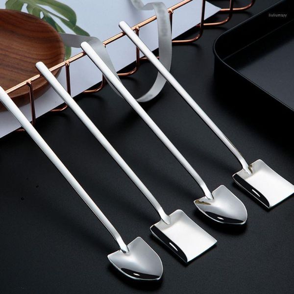 304 stainless steel shovel coffee spoon dessert spoon watermelon ice cream retro tip shovel flat shape tableware #1
304 stainless steel shovel coffee spoon dessert spoon watermelon ice cream retro tip shovel flat shape tableware #1