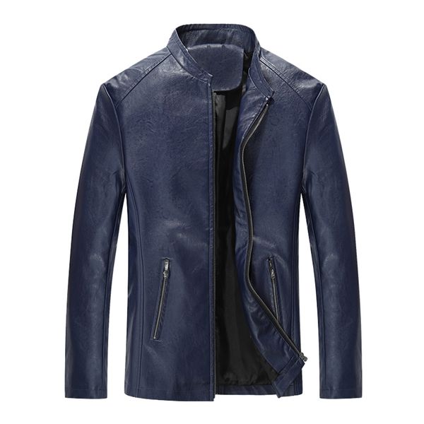 new korean style slim handsome men's leather jacket spring and autumn jacket trend youth leather jacket 201215, Black
new korean style slim handsome men's leather jacket spring and autumn jacket trend youth leather jacket 201215, Black