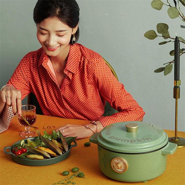 new little pumpkin multi cooker 220v-240v electric skillet fried steam cooking pot creative retro electric pot 3 gears
new little pumpkin multi cooker 220v-240v electric skillet fried steam cooking pot creative retro electric pot 3 gears